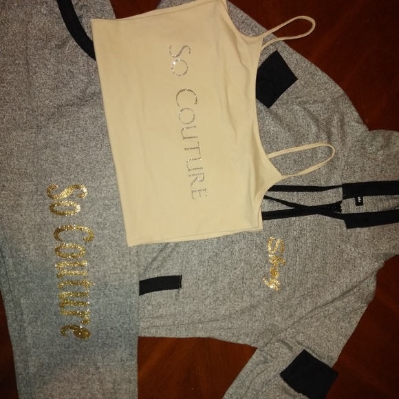 A custom So Couture sweat set. - Picture 1 of 3